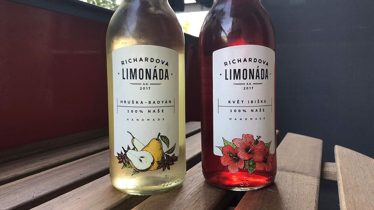 Richardova limonáda bez konzervantů, barviv a sladidel