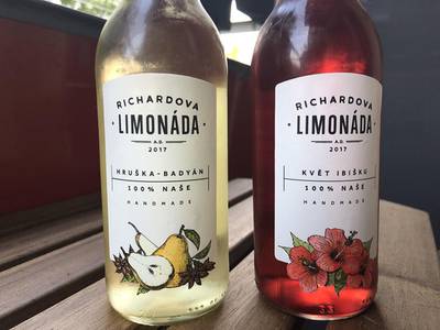 Richardova limonáda bez konzervantů, barviv a sladidel