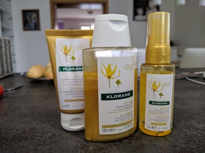 Letní sada vlasové péče Klorane Ylang Ylang - recenze | Přírodní šampony Klorane