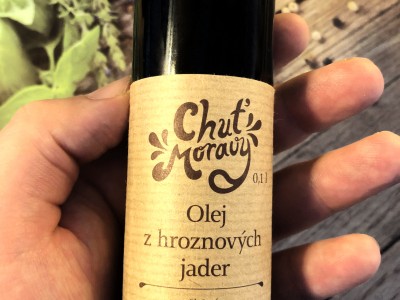 Chuť Moravy - Olej z hroznových jader