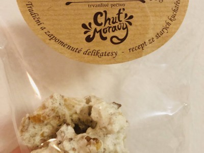 Chuť Moravy - Chrousti - Detail - Přední etiketa