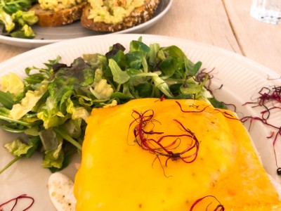 Madame Croque v podniku Snídaňoffka Brno
