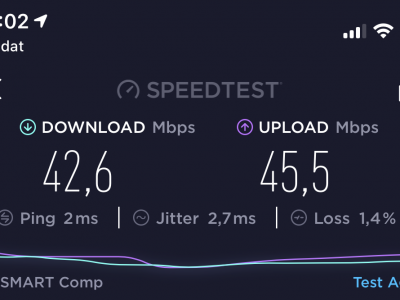 Rychlost při zapojeném zesilovači signálu - Wi-Fi zesilovač TP-Link recenze