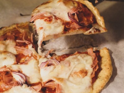 DSC01559 | Recept: zdravá tvarohová pizza